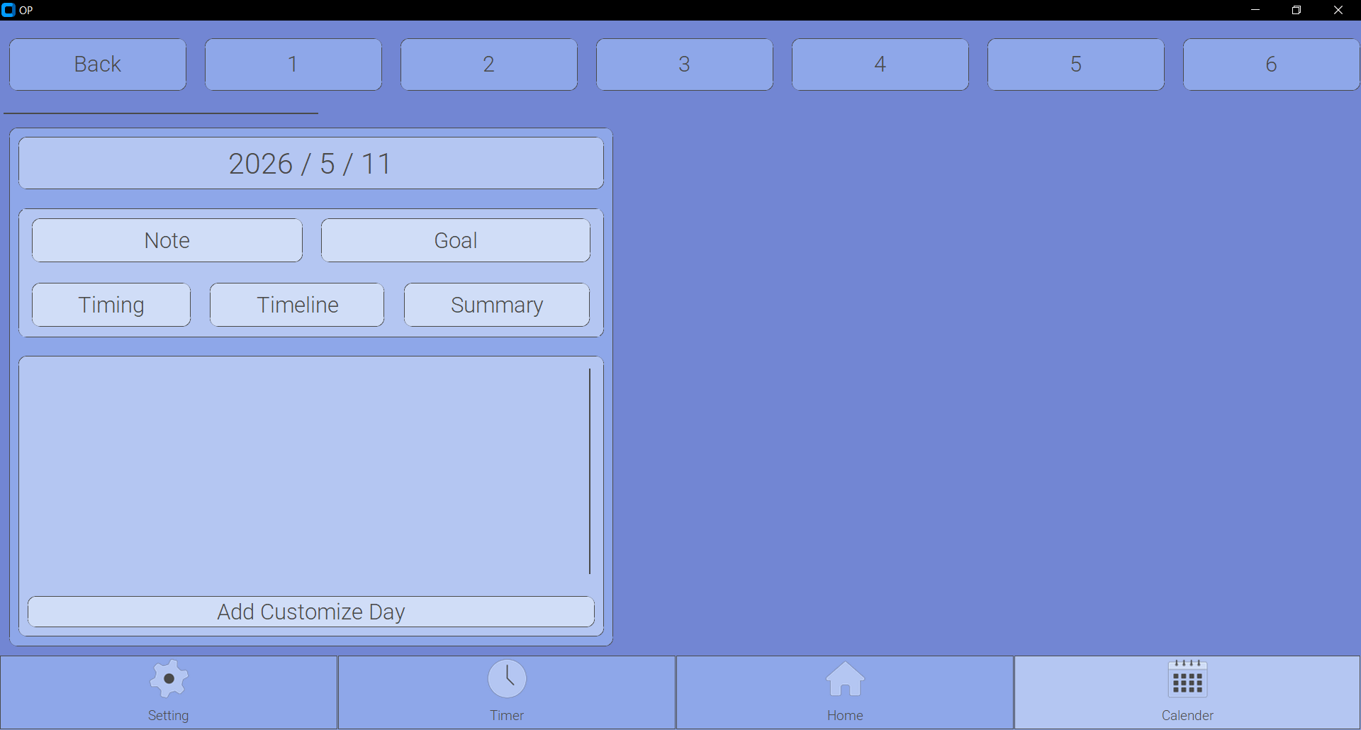 calendar