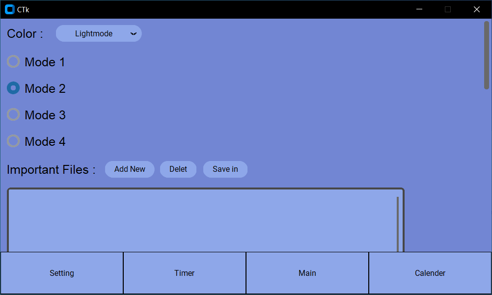 setting themes