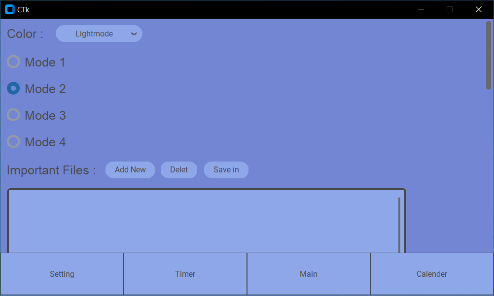 setting themes