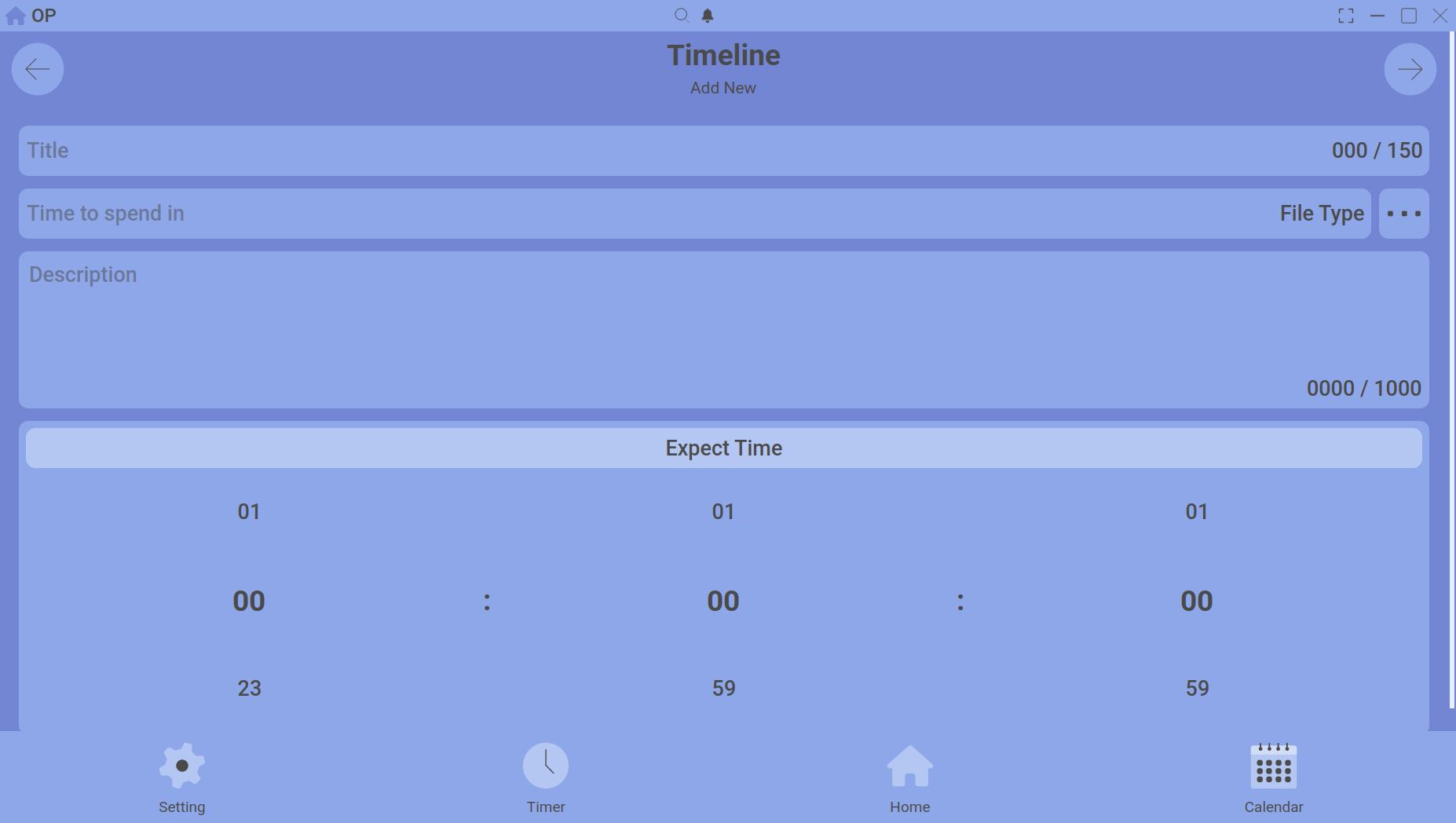 timeline add