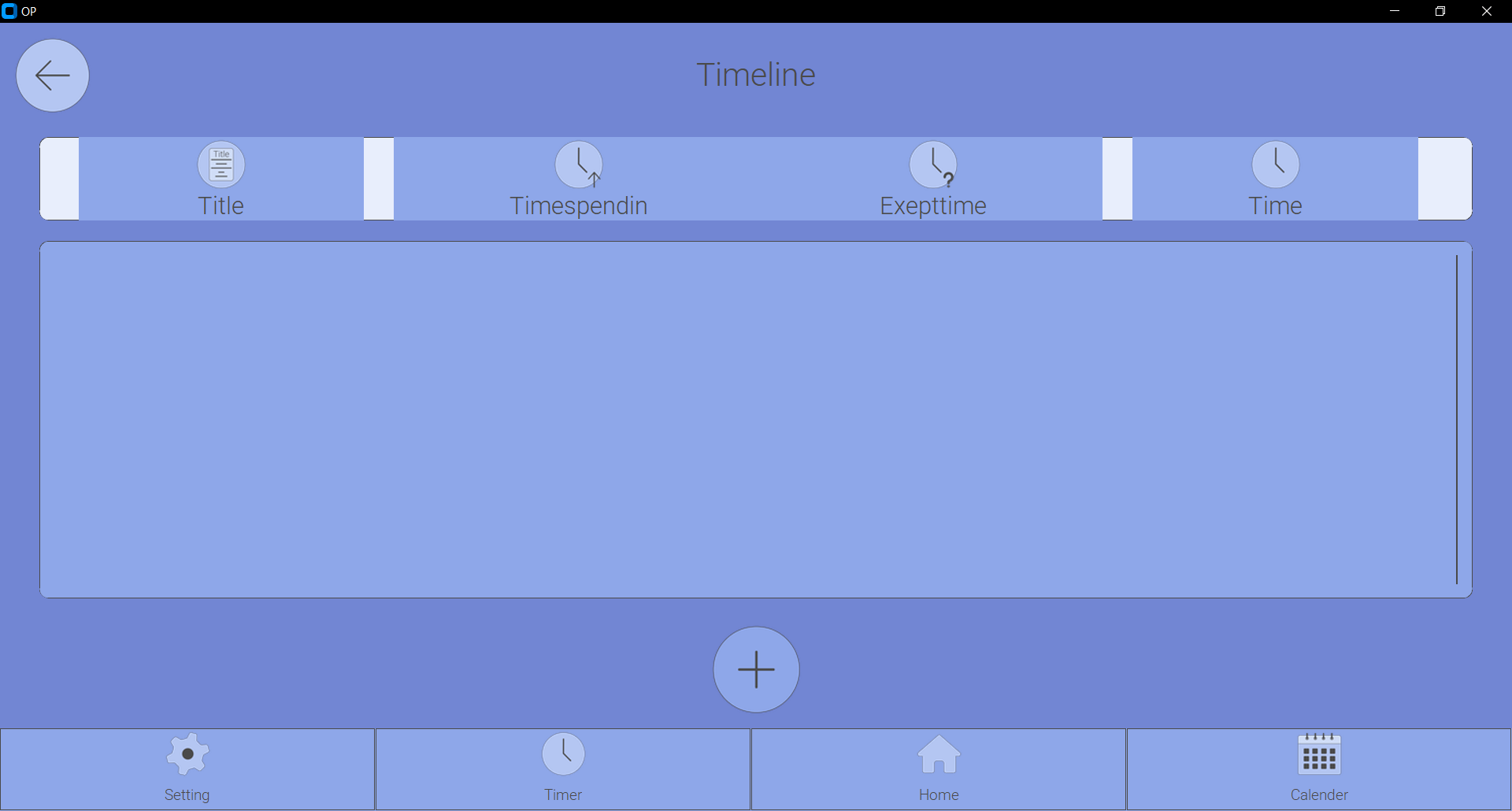 timeline